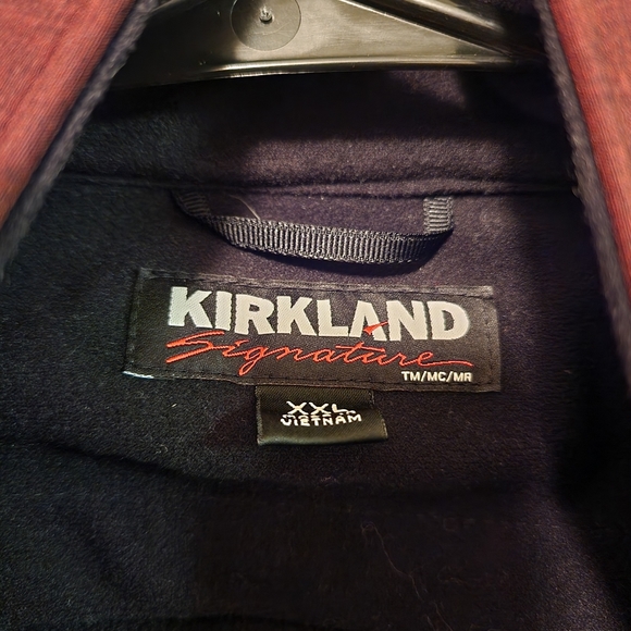 Kirkland Mens burgundy XXL soft shell jacket. Used good - Picture 2 of 7